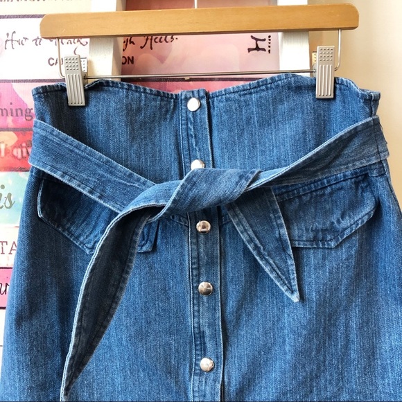 NWT Hummingbird Denim Jean Mini Skirt Women's Size Large - Picture 6 of 7